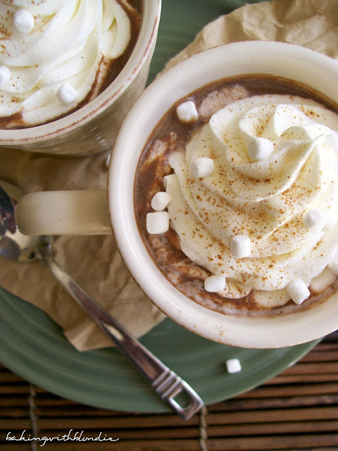 Pumpkin spice hot chocolate