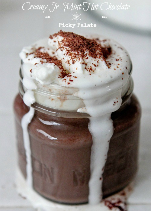 Jr. mint hot chocolate