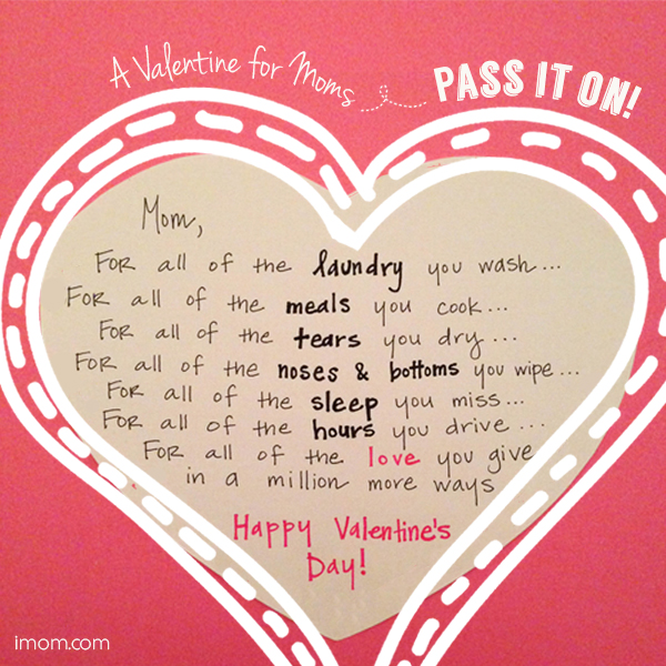A Valentine for Moms