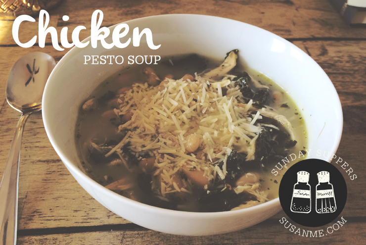 Chicken Pesto Soup
