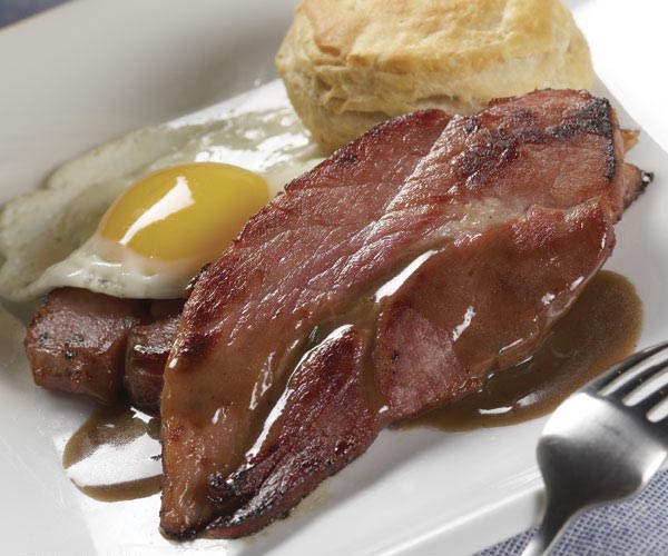 fine cooking fried ham