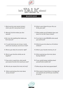 marriage talk