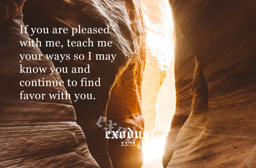 Exodus 33:13