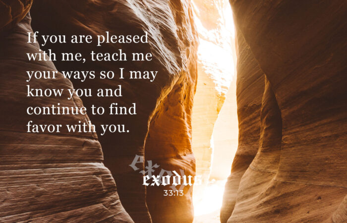Exodus 33:13