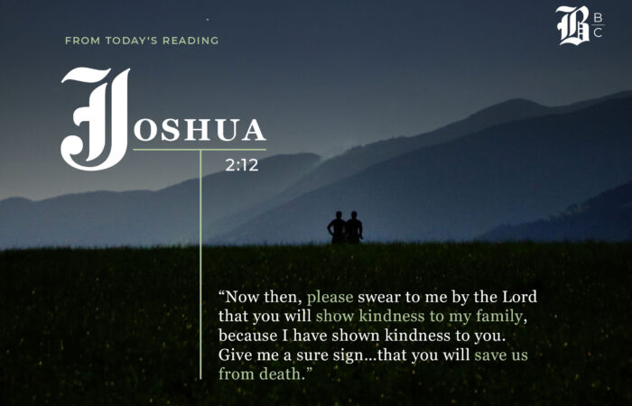 In this Bible Book Club article, we discuss Joshua chapter 1 and 2.