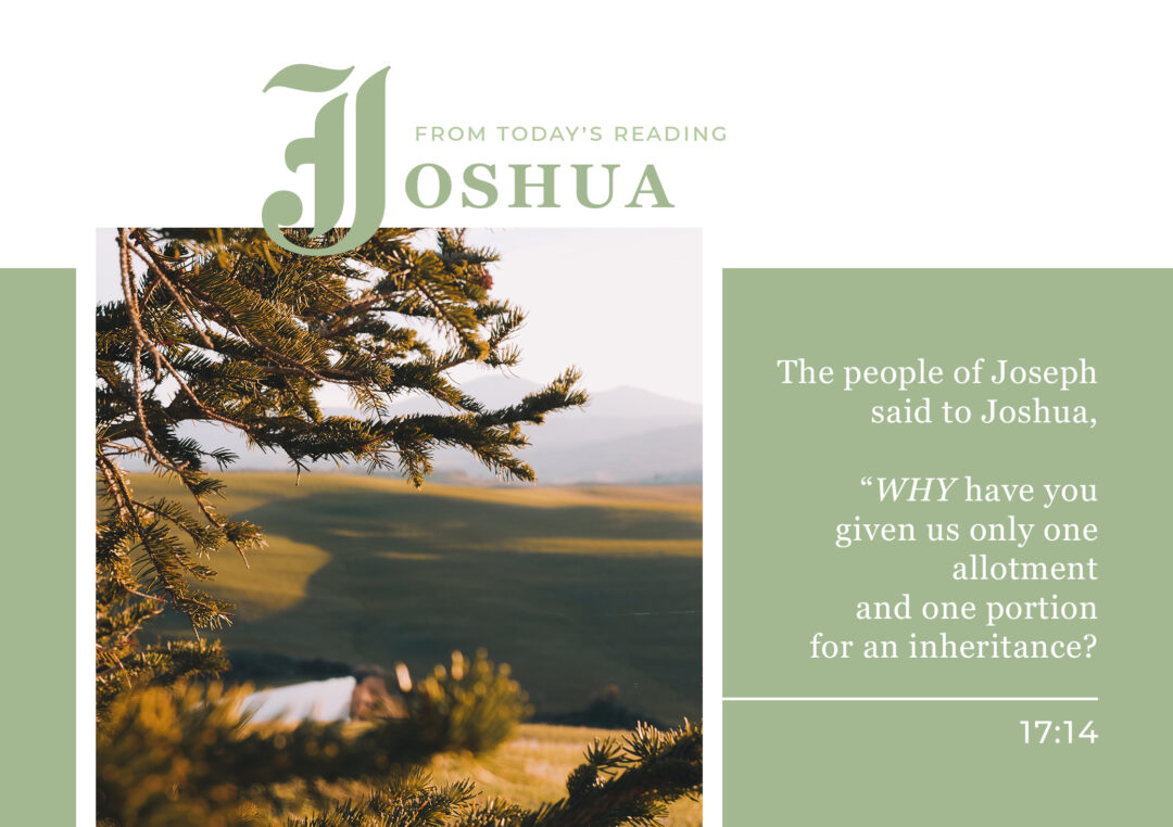 Joshua 17:14