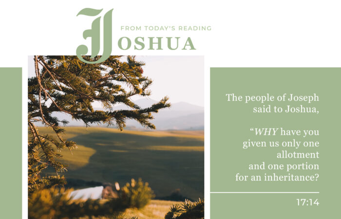 Joshua 17:14