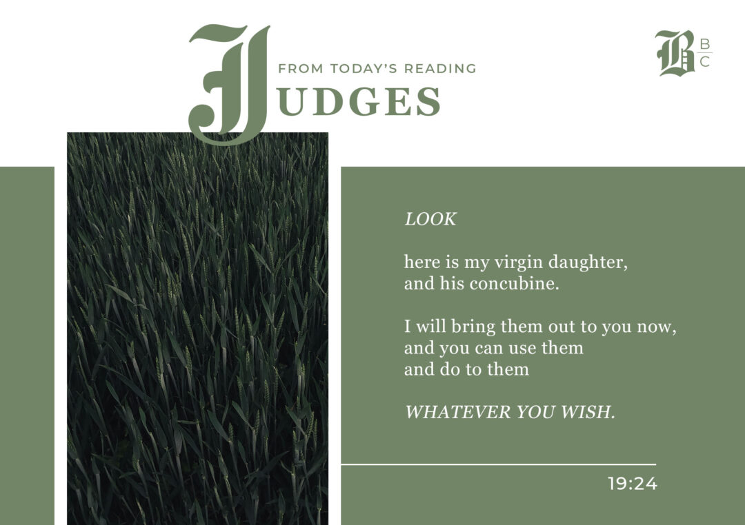 Judges 17, Judges 18, Judges 19