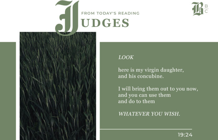 Judges 17, Judges 18, Judges 19