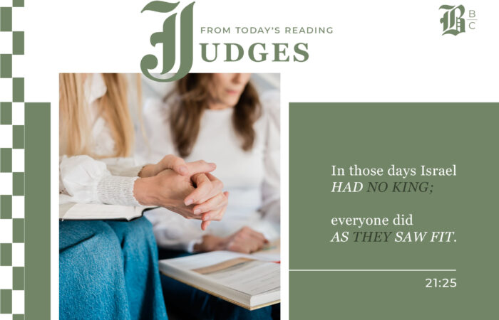 Judges 21:25
