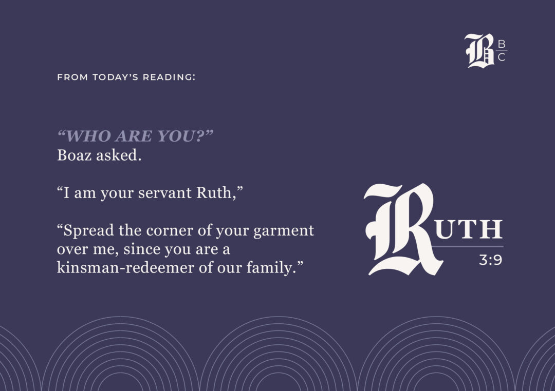 Ruth 3:9