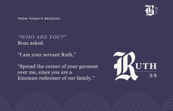 Ruth 3:9