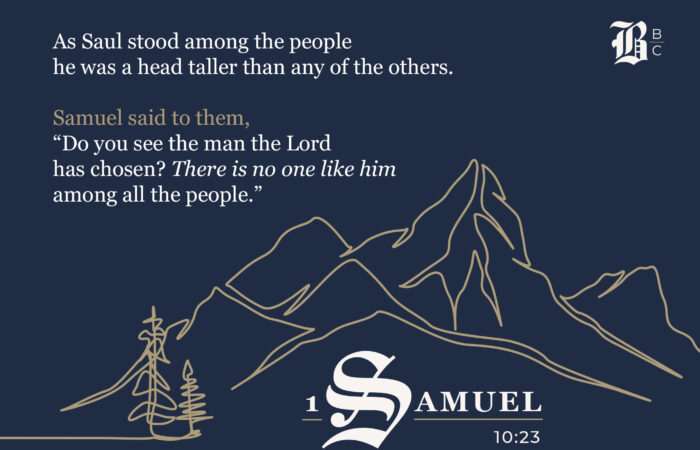 1 Samuel 10:23