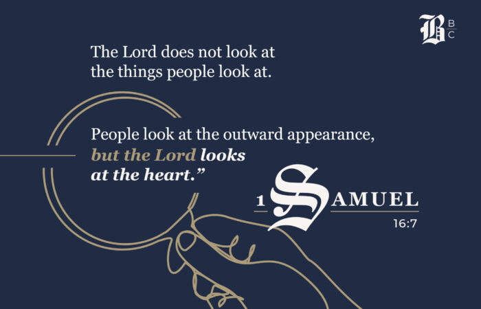 1 Samuel 16:7