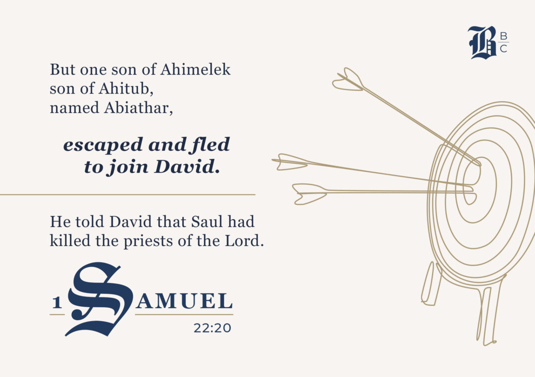 1 Samuel 22:20