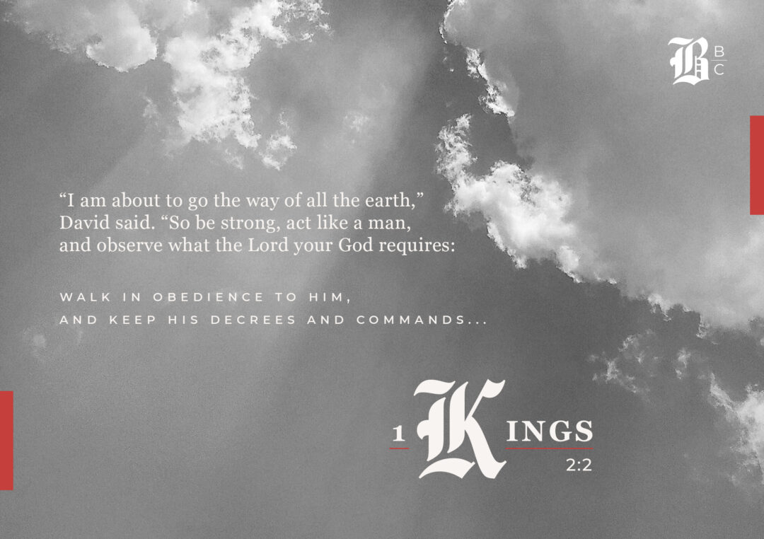 1 Kings 2:2