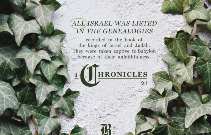 In this episode of the Bible Book Club, we review 1 Chronicles 7-8.