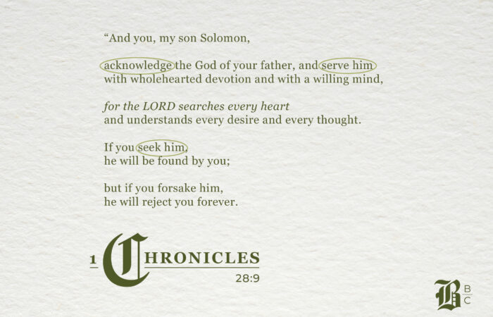 In this episode of the Bible Book Club, we review 1 Chronicles 28-29.