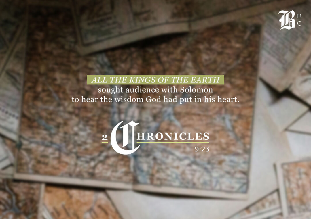 In this episode of the Bible Book Club, we review 2 Chronicles 8-9.
