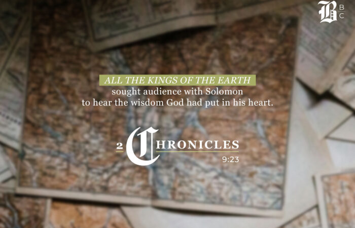 In this episode of the Bible Book Club, we review 2 Chronicles 8-9.