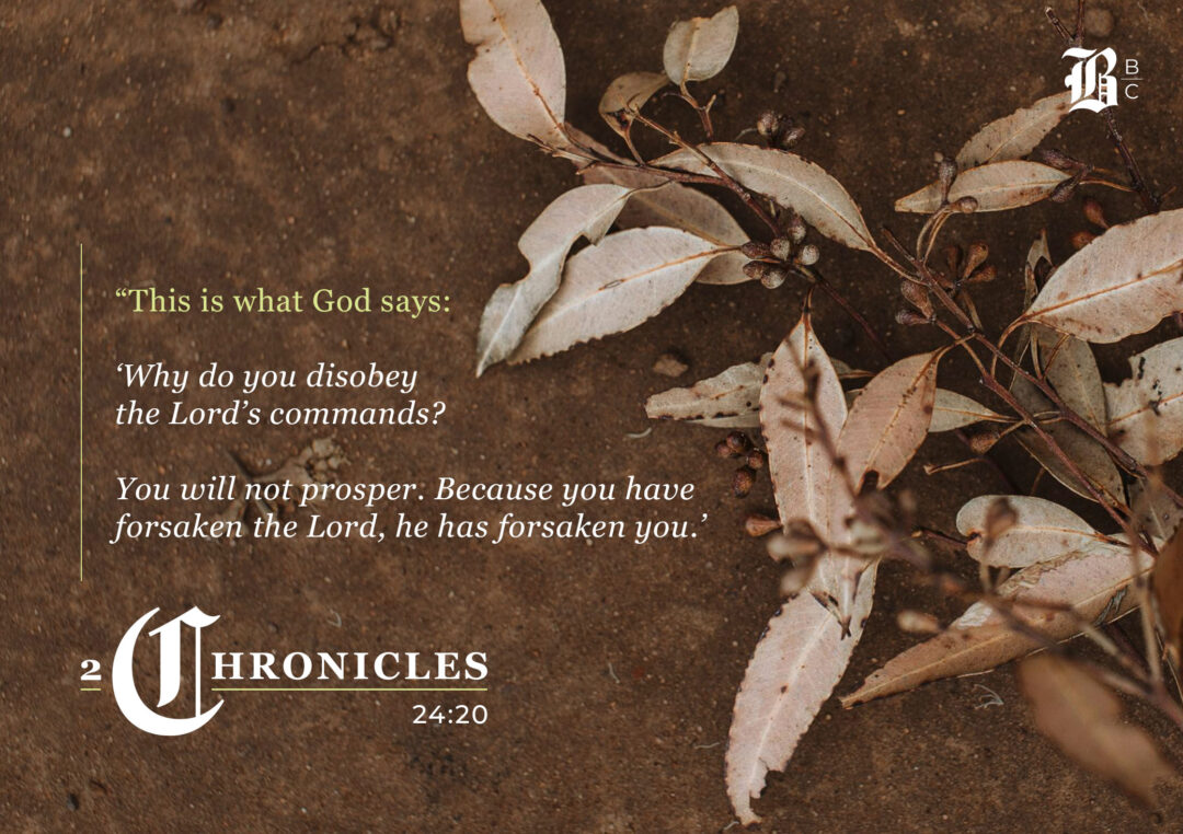In this Bible Book Club article, we discuss 2 Chronicles 24-28.