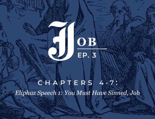 Bible Book Club podcast cover for Job Chapters 4–7, Episode 3: Eliphaz Speech 1 – You Must Have Sinned, Job
