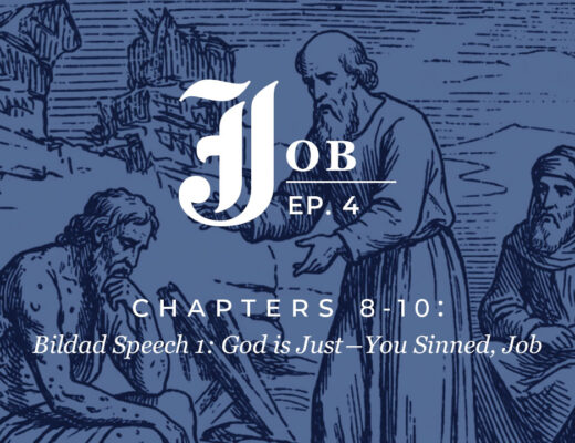 Bible Book Club podcast cover for Job Chapters 8–10, Episode 4: Bildad Speech 1 – God is Just, You Sinned, Job